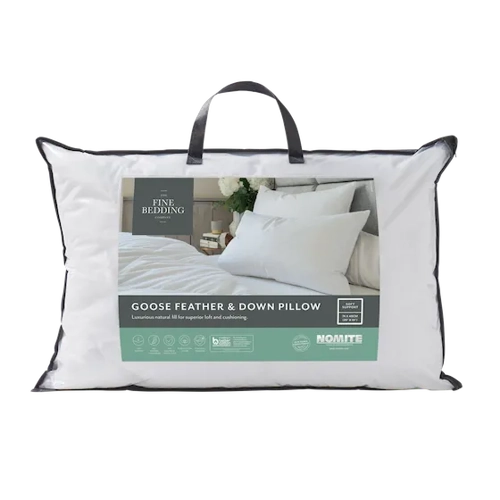 The Fine Bedding Company Goose Feather And Down Pillow